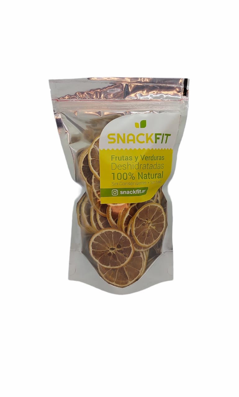 Limón deshidratado en rodajas