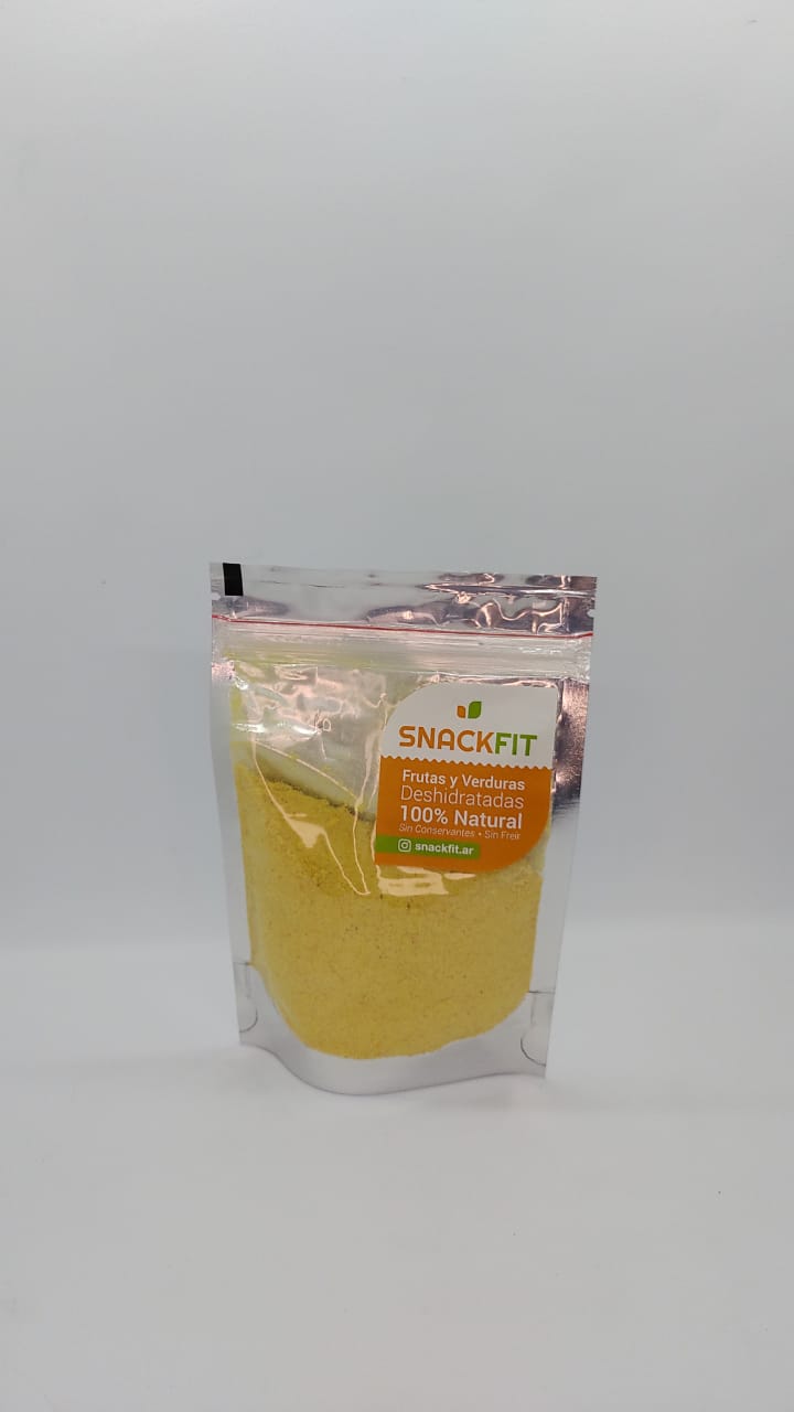 Naranja deshidratada en polvo