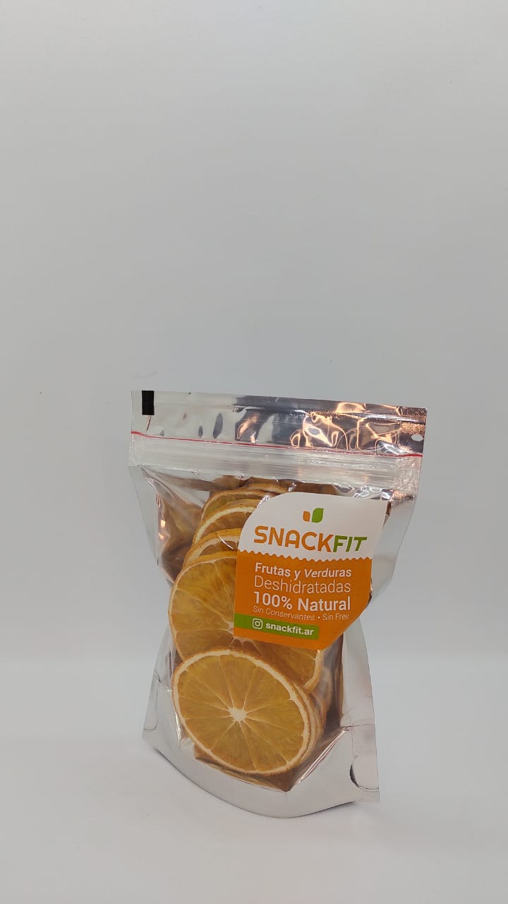 Naranja deshidratada en rodajas